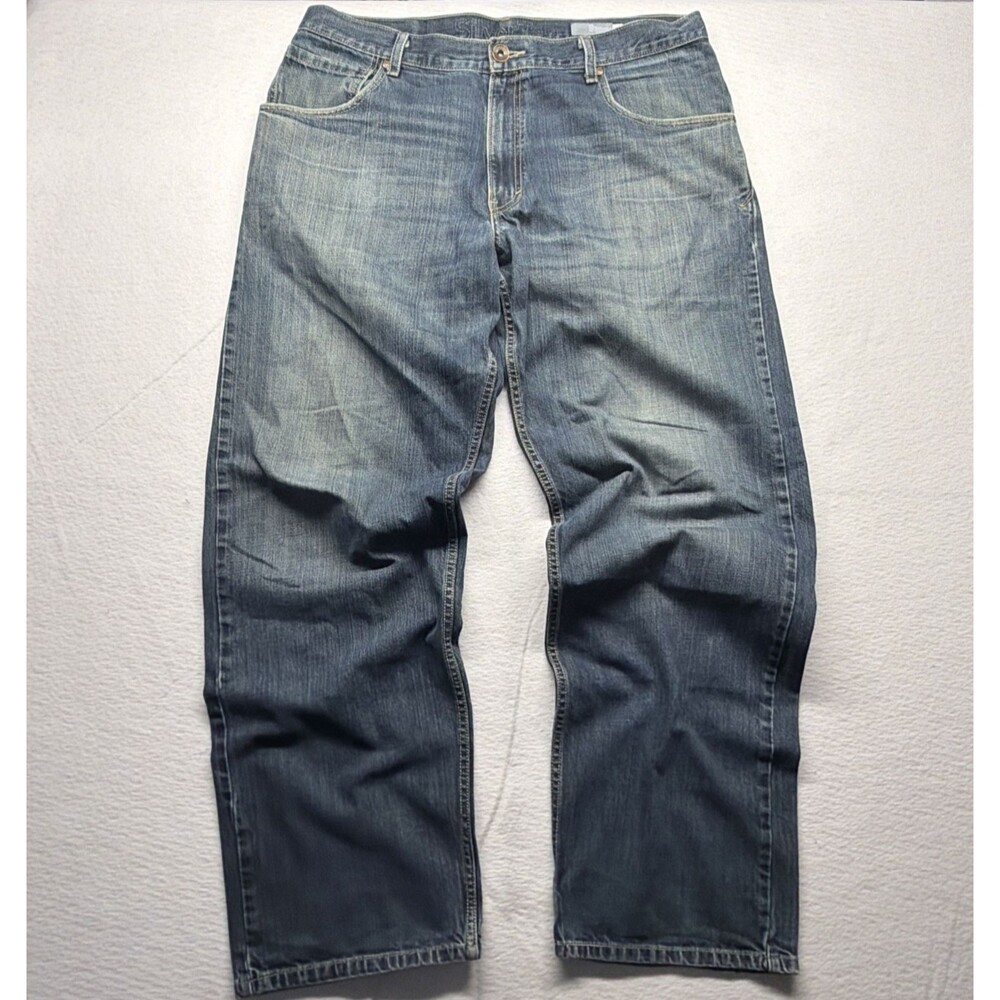 Vintage 90s Levis SilverTab Baggy Jeans Faded Blue Denim Skater Men's 36x33